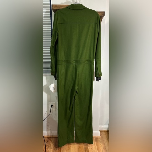 NWT M Missoni Fleeced Wool Blend Green Long Sleeve Jumpsuit IT 40 (US 4) - Picture 2 of 14